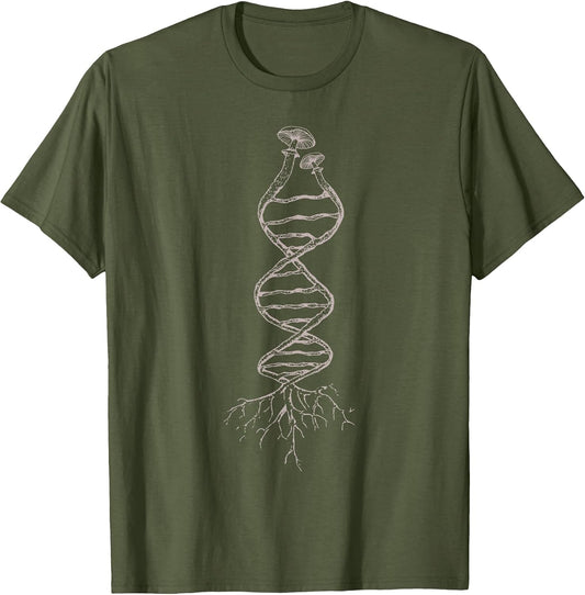 Mushroom Cottagecore DNA Mycology Shroom Hunter Foraging
