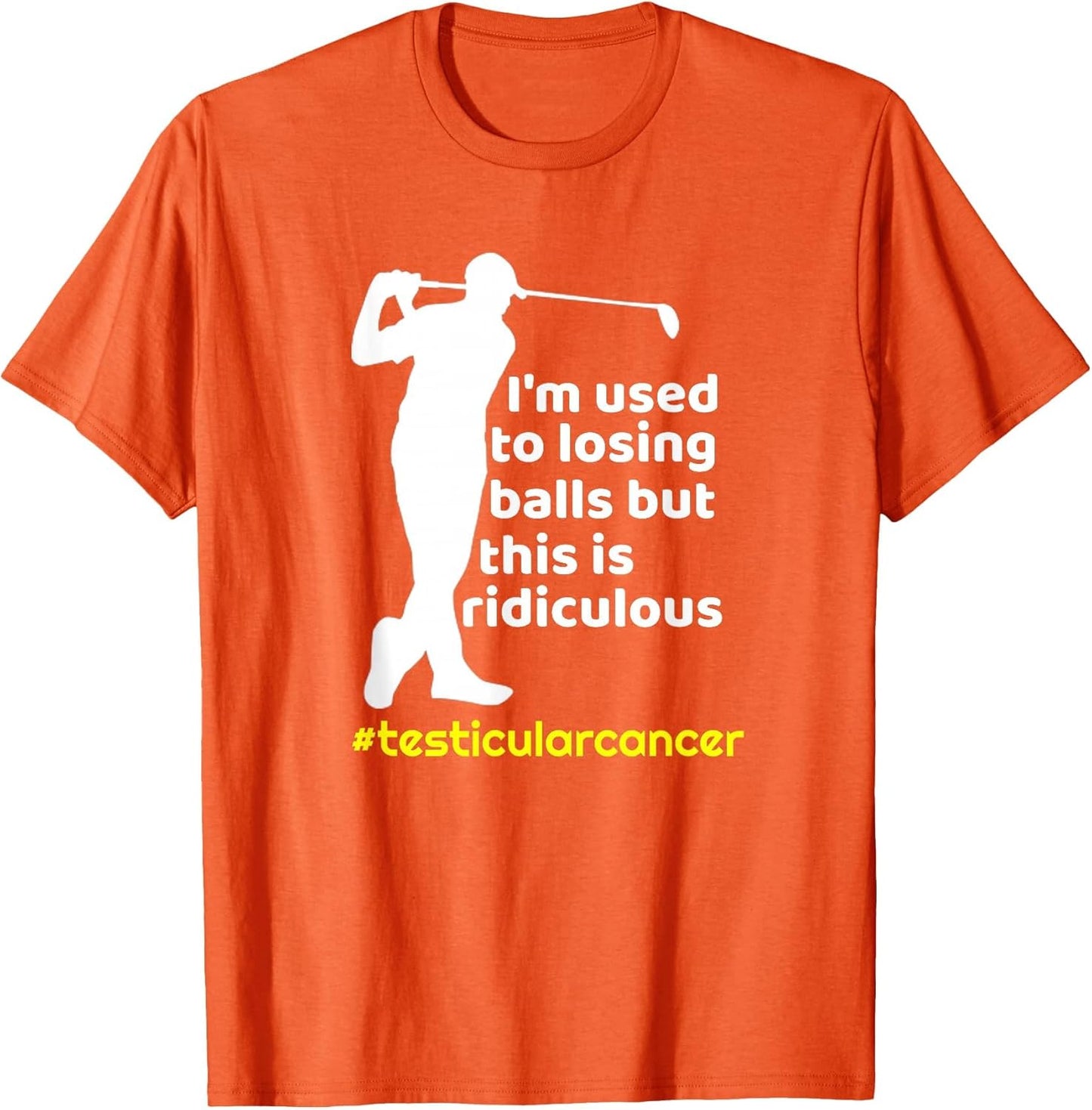 Funny Testicular Cancer Survivor Golf Player Orchidectomy