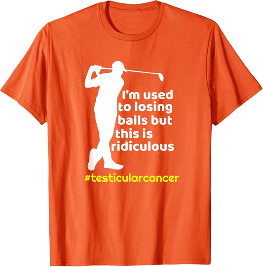 Funny Testicular Cancer Survivor Golf Player Orchidectomy