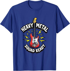 Heavy Metal Squad Ready Rock Band Design