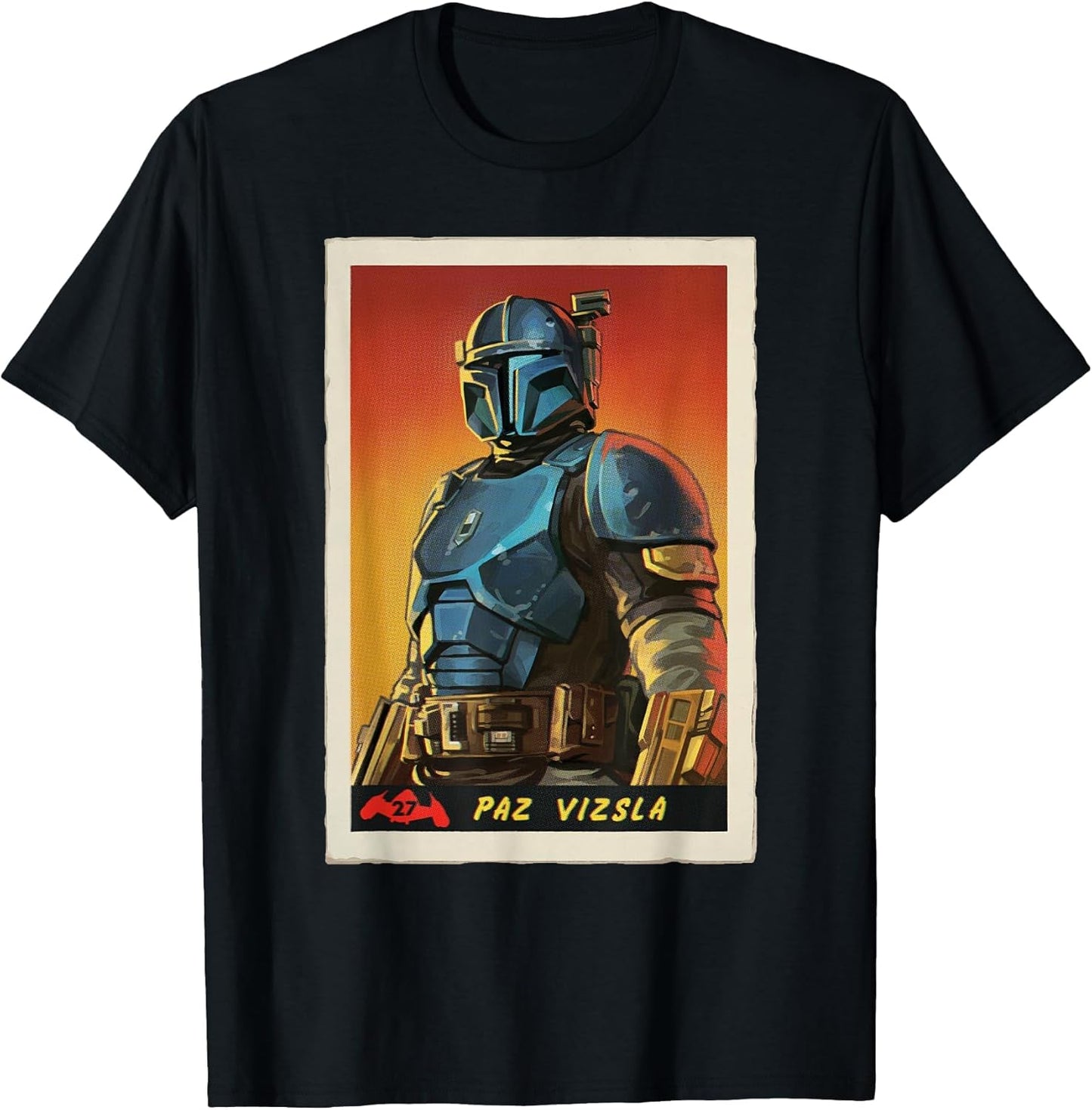 Star Wars: The Mandalorian Paz Vizsla Gradient Poster