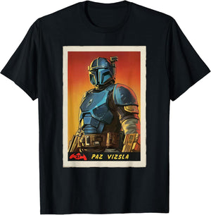 Star Wars: The Mandalorian Paz Vizsla Gradient Poster
