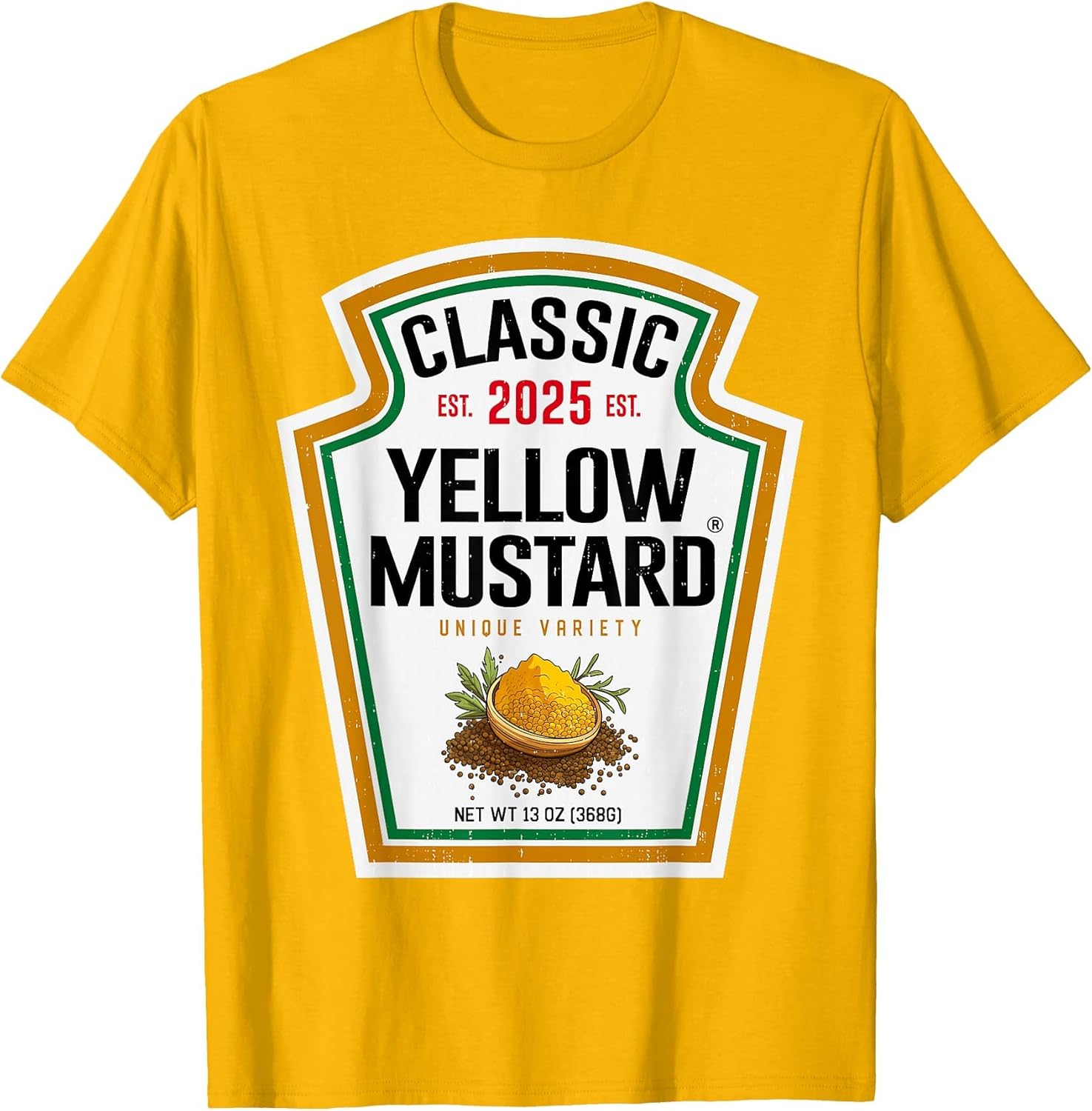 Yellow Mustard Condiment DIY Halloween Costume Matching