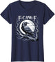 F-Caw-F Raven Moon Gothic Halloween, Black Crow Bird Lover