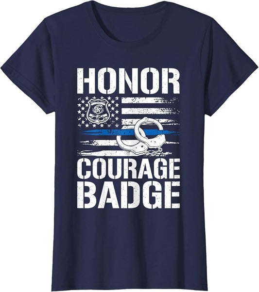 Honor Courage Badge Police