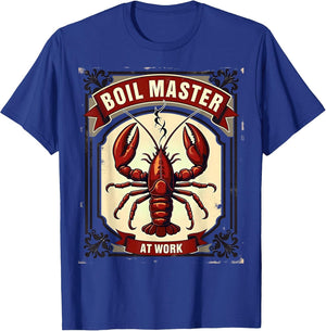 Boil Master At Work Crawfish Men's Design