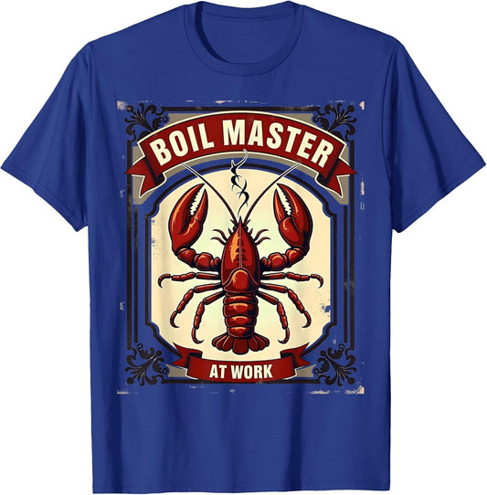 Boil Master At Work Crawfish Men's Design