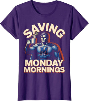 Saving Monday Mornings Superhero Men's Design