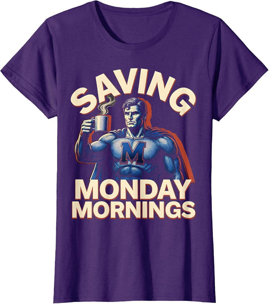 Saving Monday Mornings Superhero Men's Design