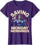 Saving Monday Mornings Superhero Men's Design