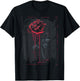 Anime Goth Withered Rose Blood Gothic Art Punk Vintage Edgy
