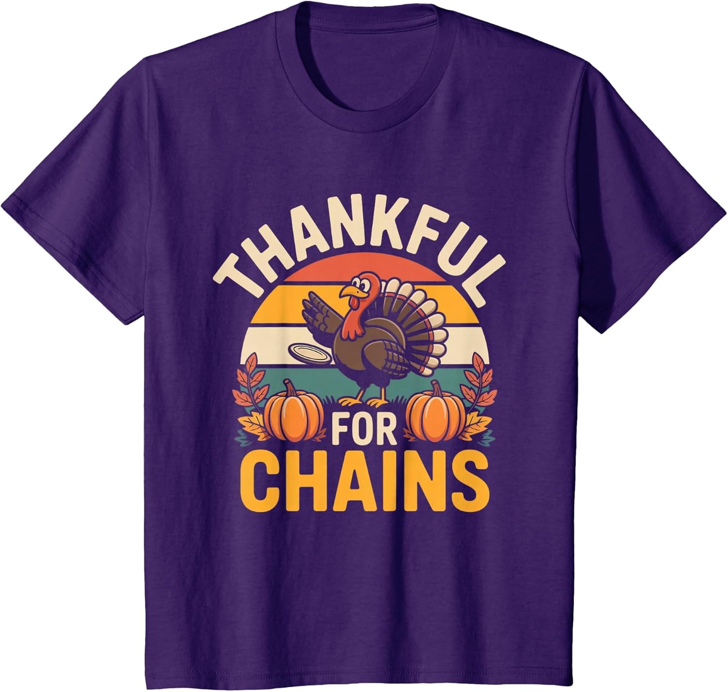 Thanksgiving Disc Golf Thankful for Chains Design