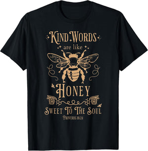 Kind Words are Like Honey Bible Verse Christian Prayer