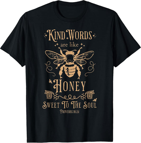 Kind Words are Like Honey Bible Verse Christian Prayer