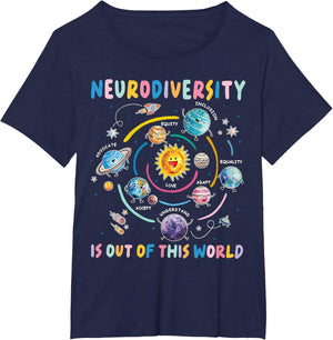 Retro Neurodiversity Out of This World Sped Teacher Autism