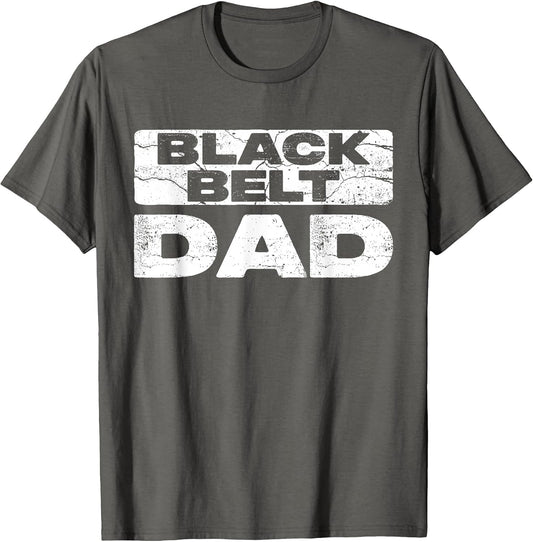 Black Belt Dad Shirt Men Judo Karate Daddy Fathers Day