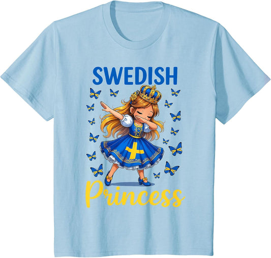 Swedish Princess Dabbing Girl National Dress Culture Girls