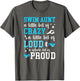 Swim Aunt Crazy Loud Aunt of A Swimmer Auntie