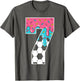 Soccer 7 Year Old Ice Cream Drip Youth 7th Birthday Boy 7