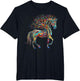 Horse Artwork Tree Colourful Animal Horse