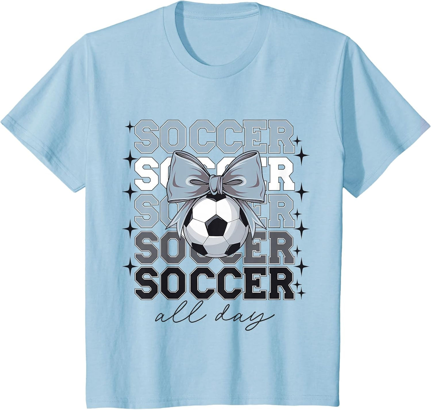 Groovy Soccer Coquette Bow Girls Women Soccer All Day