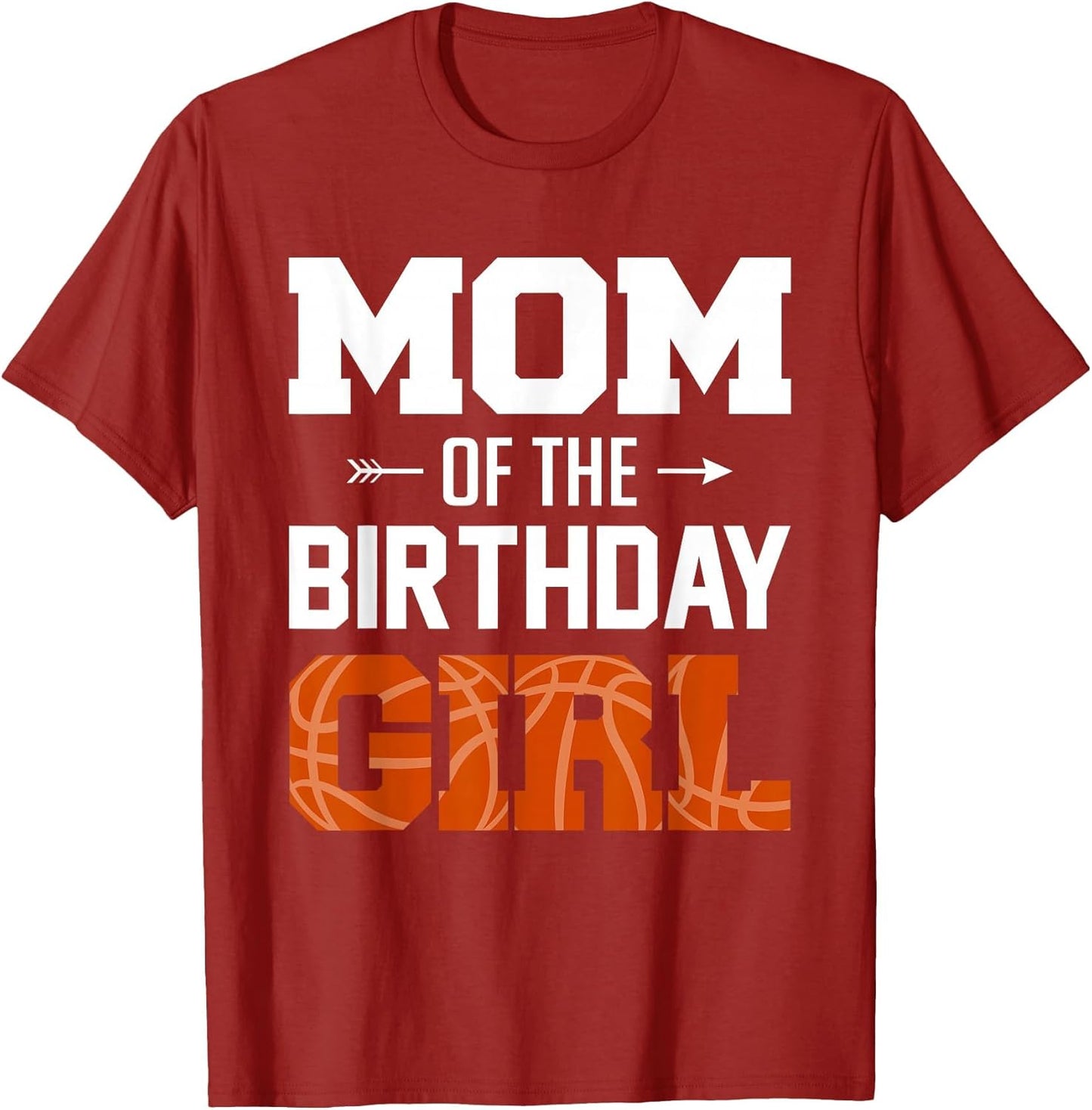Mom of The Birthday Girl Basketball Mom Family Matching