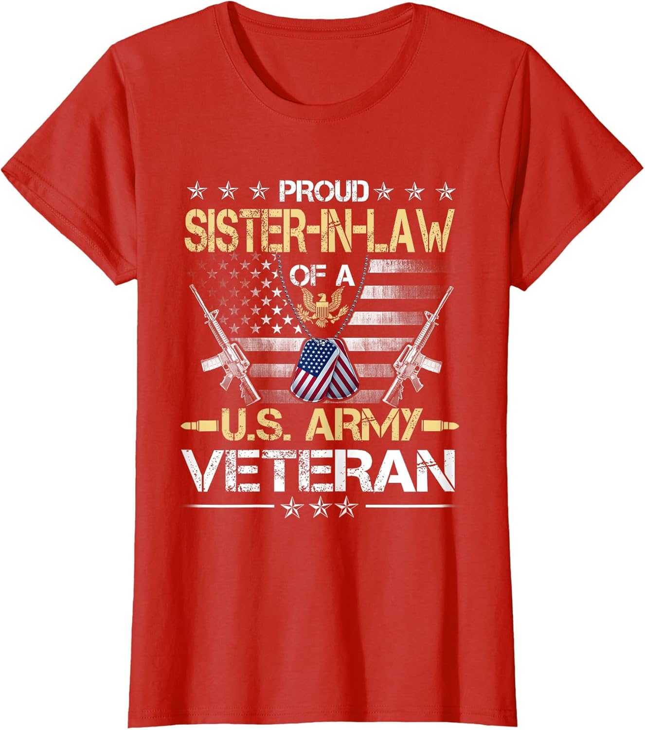 Proud Sister-in-Law of A U.S. Army Veteran Flag- Veterans