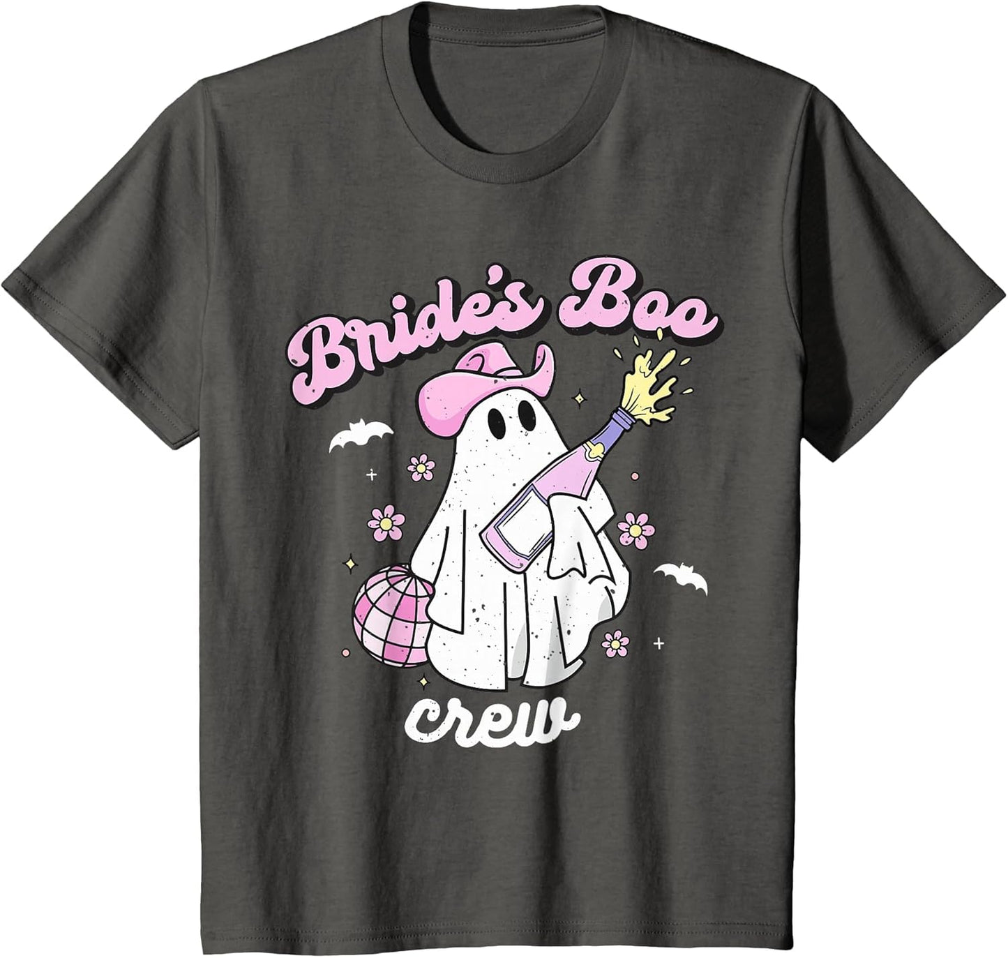 Halloween Disco Cowgirl Ghost Bride's Boo Crew Bachelorette