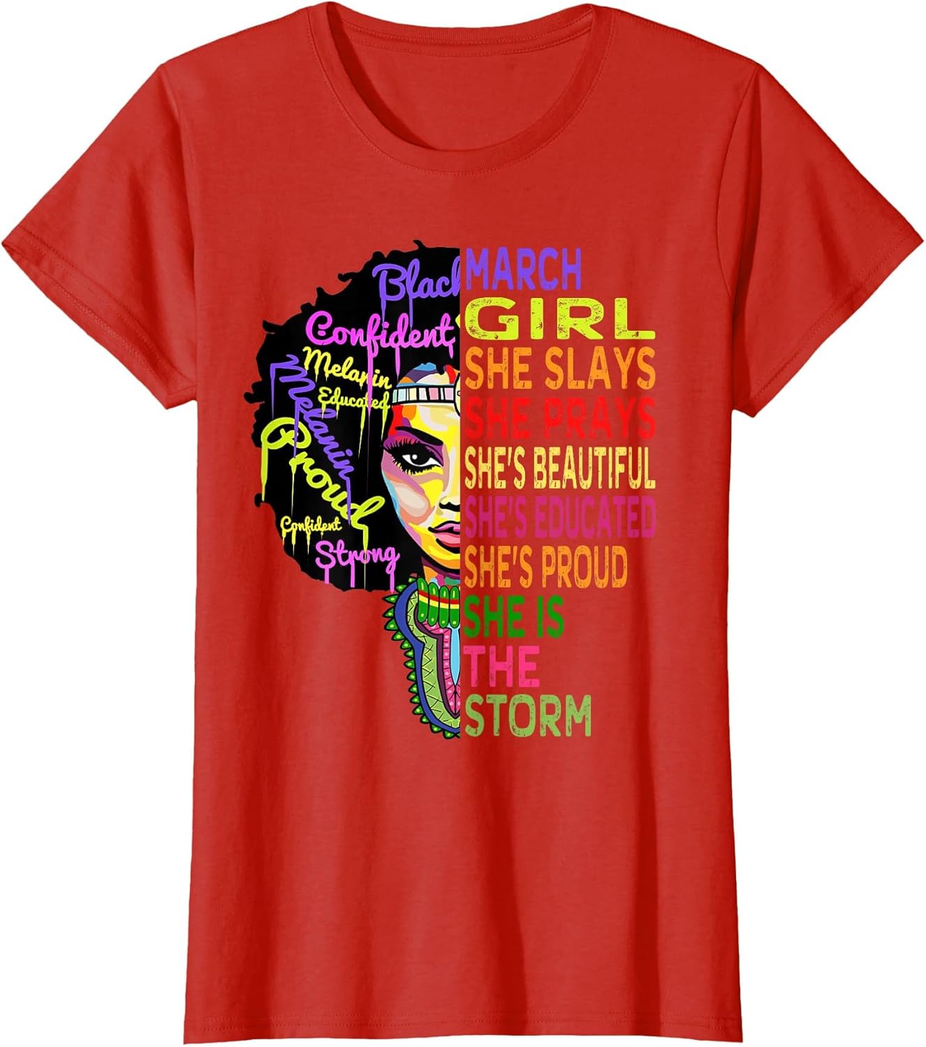 March Birthday Girl Queens are Born in March Shirt
