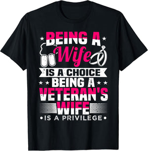 Veteran Wife, Husband Soldier & Saying for Military Women