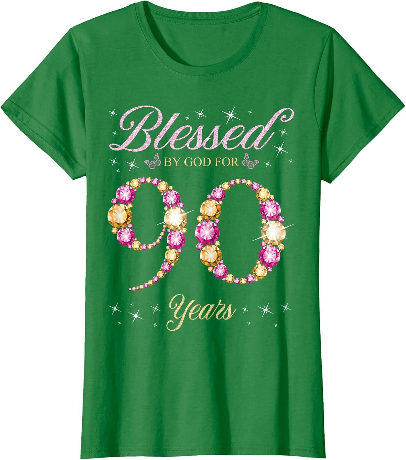 Blessed by God for 90 Years Old 90th Birthday Party