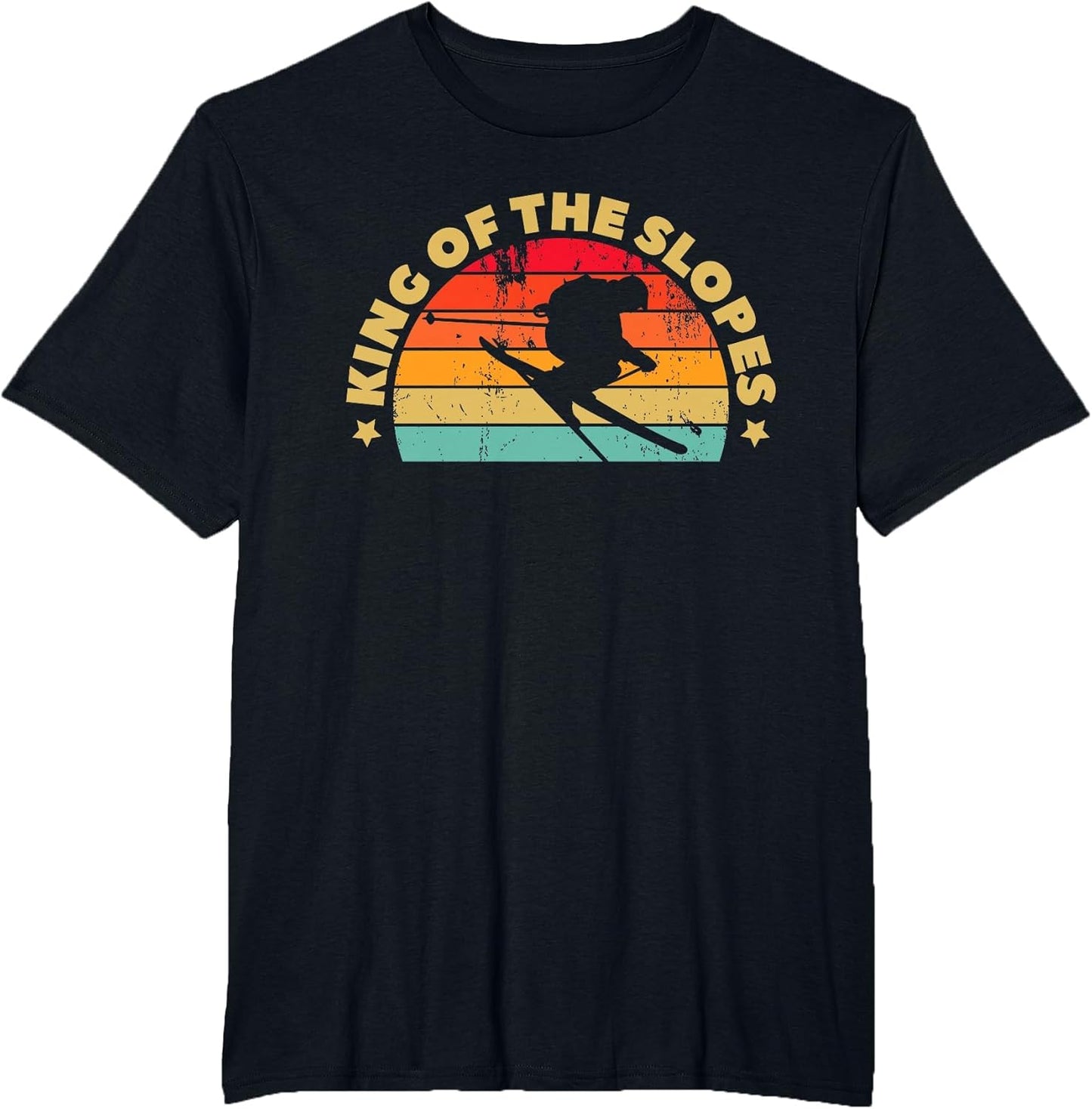 Skiing Funny Skier King of The Slopes Ski
