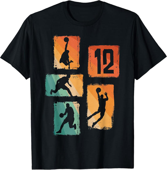 12th Birthday Boys Basketball Player Basketball 12 Years Old