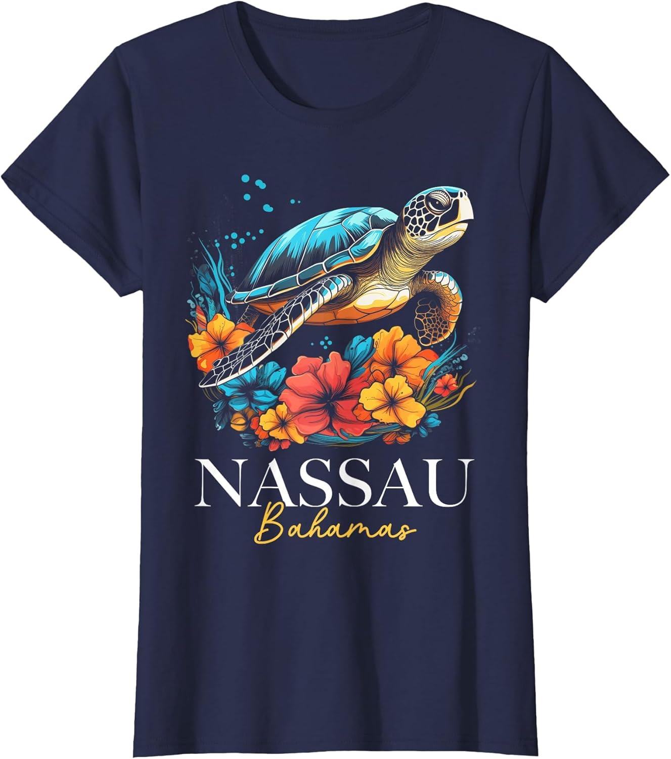 Nassau Bahamas Sea Turtle Diving Surfer Souvenir