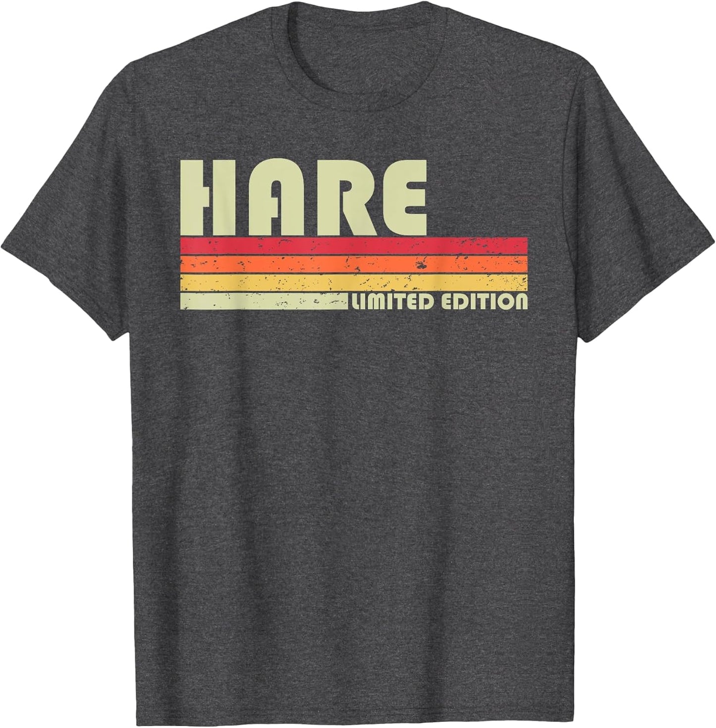 Hare Surname Funny Retro Vintage 80s 90s Birthday Reunion