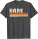 Hare Surname Funny Retro Vintage 80s 90s Birthday Reunion