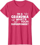 I'm A Grandma What's Your Superpower? Funny Grandma Saying