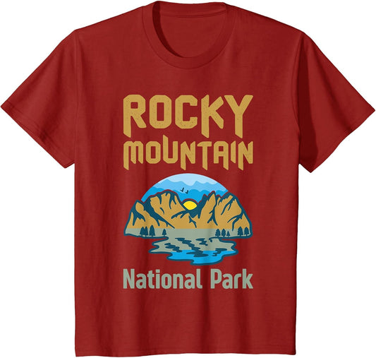 Vintage Rocky Mountain National Park Colorado USA