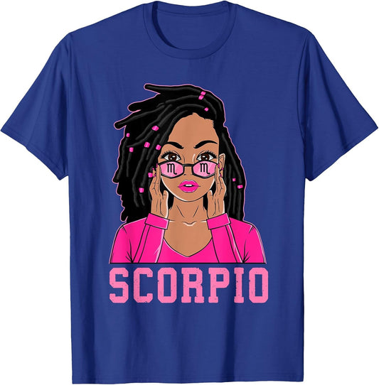 Scorpio African American Loc'd Black Woman Zodiac