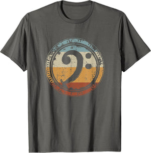Vintage Bass Clef for Bass Player Bassist
