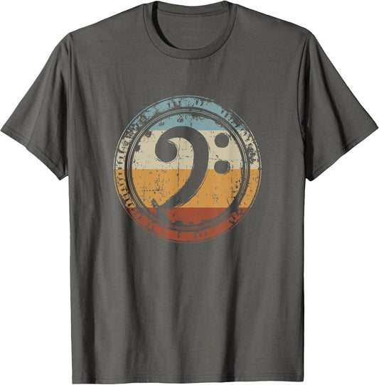 Vintage Bass Clef for Bass Player Bassist