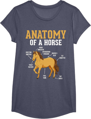 Anatomy of A Horse Funny Equestrian Neigh Horse Lovers