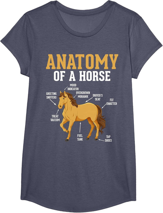 Anatomy of A Horse Funny Equestrian Neigh Horse Lovers