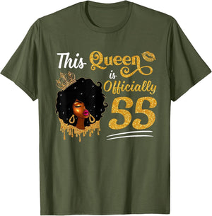 This Queen is Officially 55 Birthday Black Melanin Women