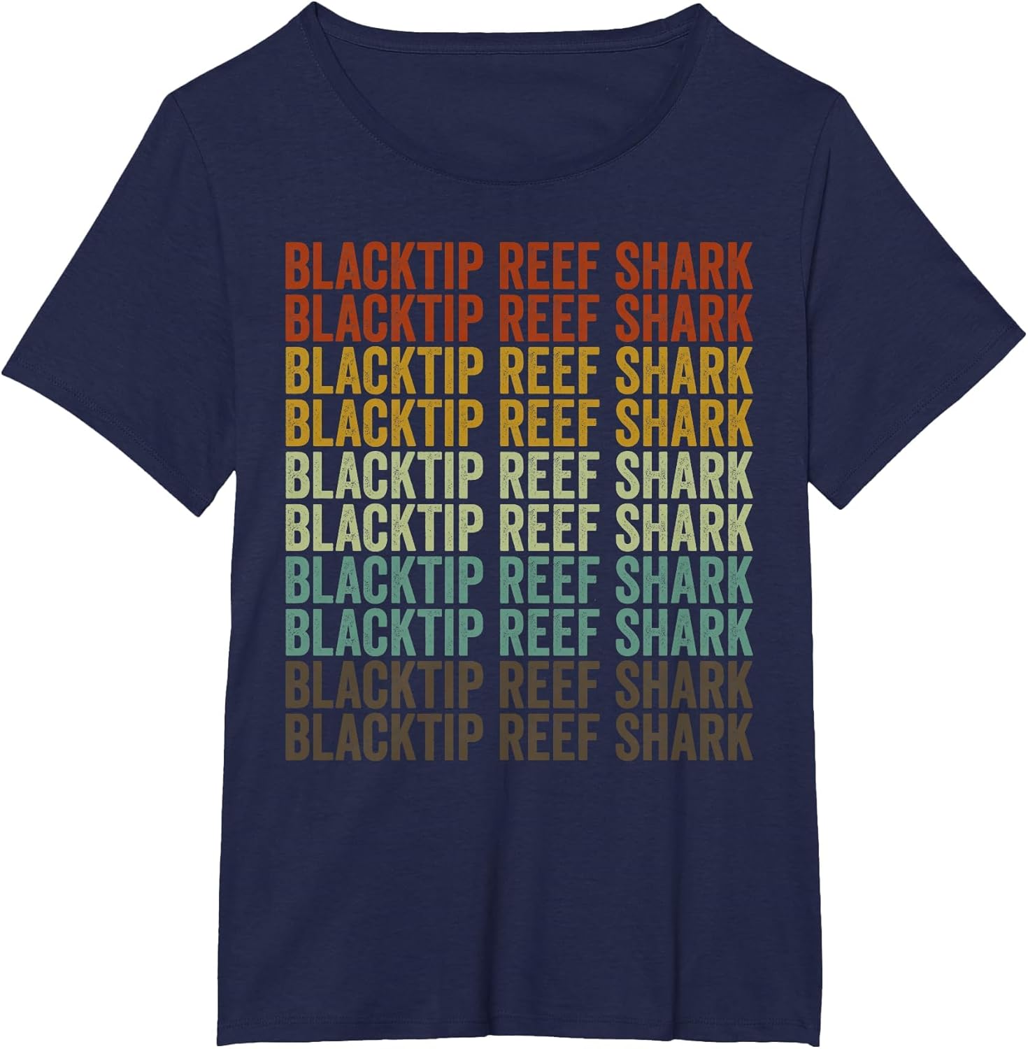 Blacktip Reef Shark Retro