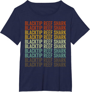 Blacktip Reef Shark Retro