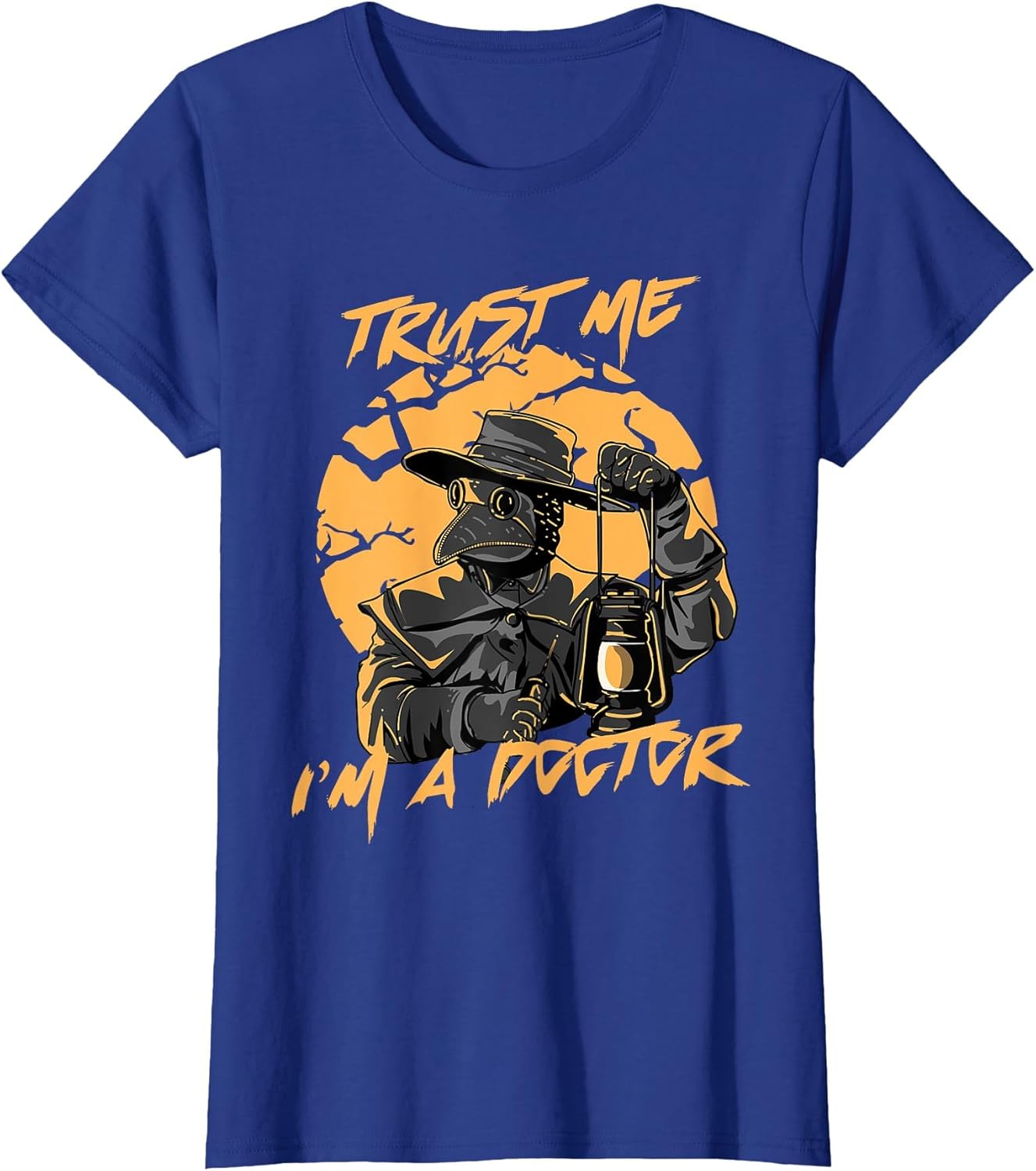 Trust Me I'm A Doctor Steampunk Medieval Raven Plague Doctor