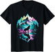 Wolf Forest Moon Vintage Cosmic Howling Wolf Lover Graphic
