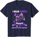 I Wear Purple in Memory of My Aunt Pancreatic Cancer Ribbon