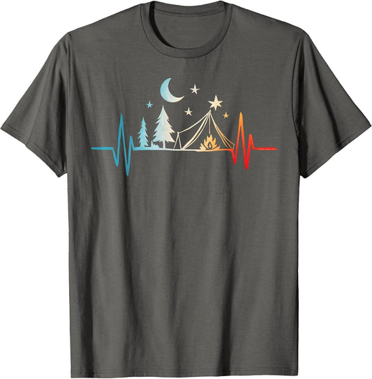 Forest Mountains Nature Heartbeat Outdoor Hiking Camping